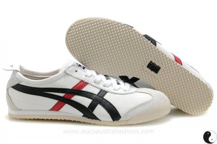 Onitsuka Tiger Mexico 66 Women's Shoes White/Black/Red