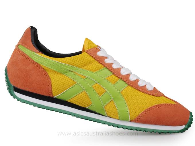 Asics California 78 Yellow Red Shoes