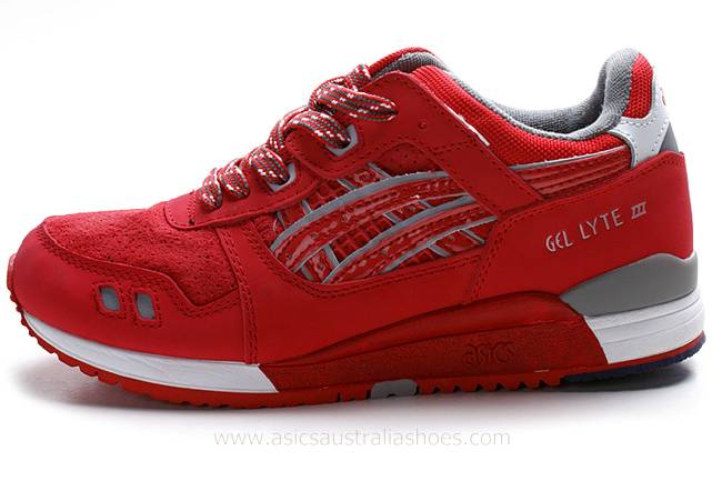 Asics Gel Lyte III Red Shoes