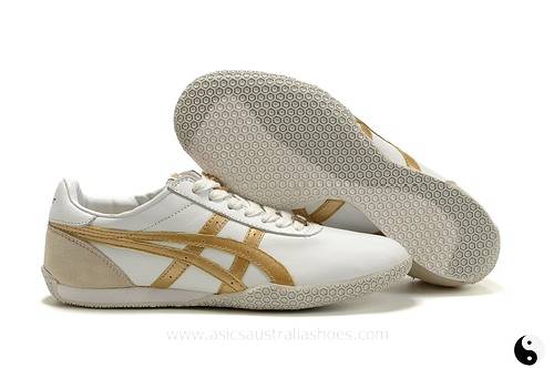 Asics Olympos White Gold Shoes