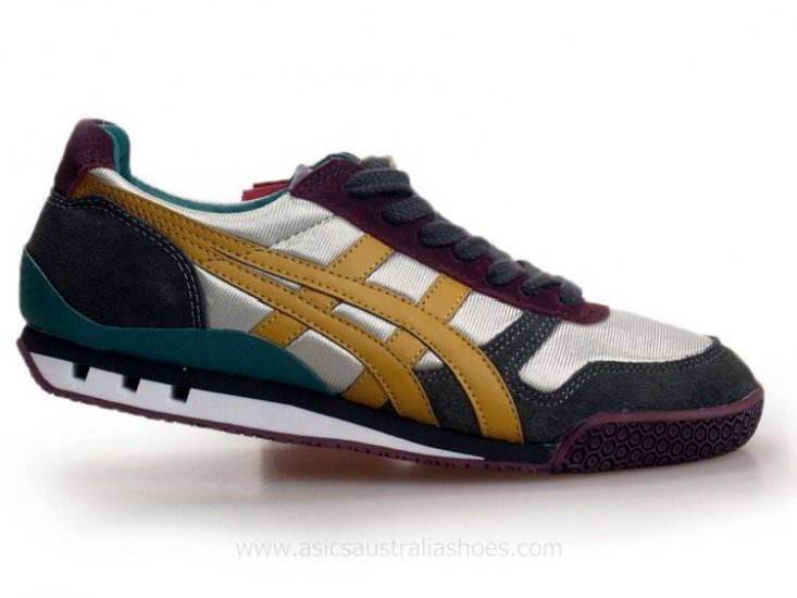 Asics Ultimate 81 Silver Grey Yellow Shoes