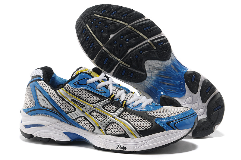Asics Gel Cushioning TN805 Running Shoes 2013 New Style Mens Shoes Royal-Gray-Sliver
