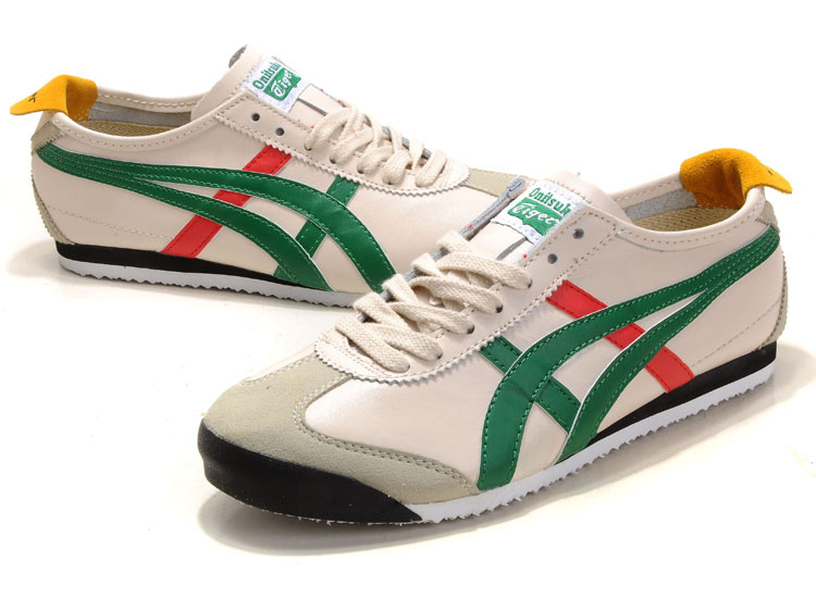 Onitsuka Tiger Mexico 66 Beige Green Red