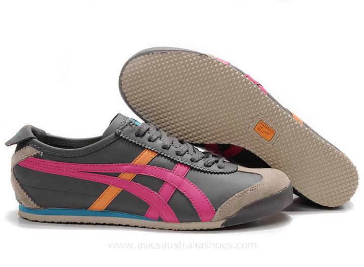 Onitsuka Tiger Mexico 66 Trainers Grey Pink