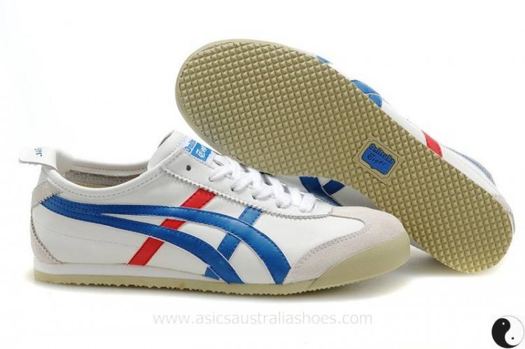 Onitsuka Tiger Mexico 66 Women's Shoes White/Blue/Red