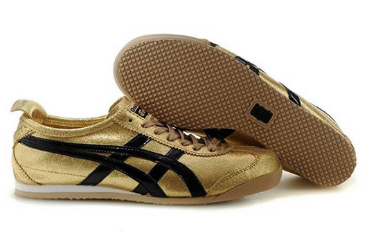 Asics Mexico 66 For womens Shoes Gold Black