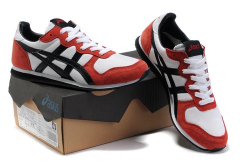 Asics Corrido Sneakers Shoes White Red Black