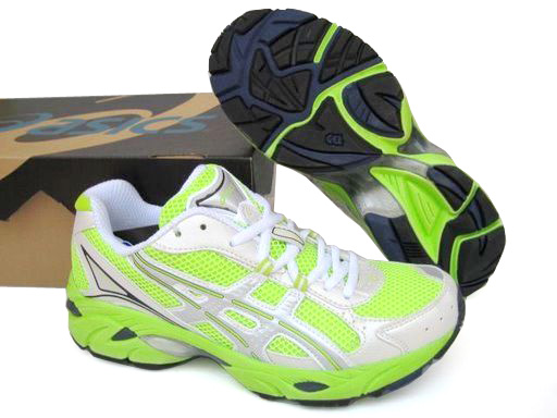 Asics Gel Duomax Shoes Green Silver Shoes