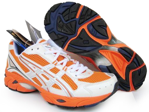 Asics Gel Duomax Shoes Orange White