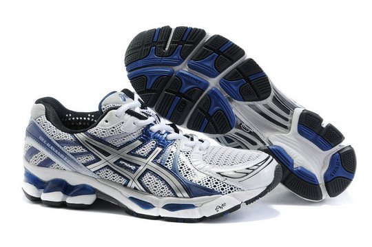 Asics GEL KAYANO 17 Running Shoes White Dark Blue