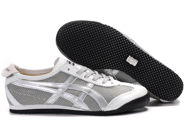 Asics Mexico 66 Shoes Black Silver White for Mens