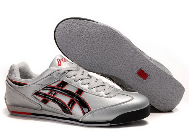 Onitsuka Tiger 2012 Shoes Silver Black Red