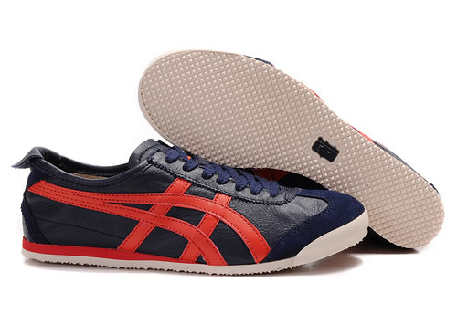 Onitsuka Tiger Mexico 66 Shoes Dark Blue Red